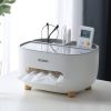 ECOCO Desktop Tissue Box Organizer Toilet Paper Towel Storage Holder