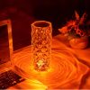 Crystal Rose Diamond Table Lamp - 16 Color